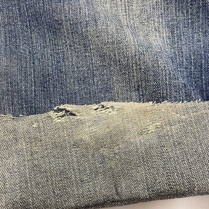 【現状渡し品】【メンズ】 ED HARDY エドハーディ EMBROIDERY WIDE DENIM PANTS エンブロイダリー ワイド デニムパンツ ジーンズ ボトムス 157-251207-as-07-izu サイズ：36 カラー：インディゴ 万代Net店