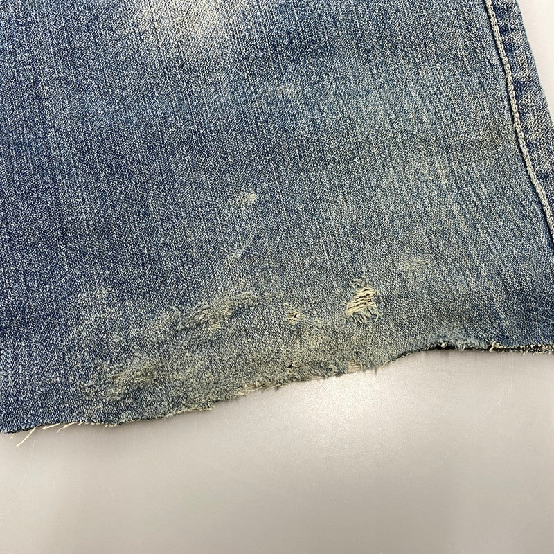 【現状渡し品】【メンズ】 ED HARDY エドハーディ EMBROIDERY WIDE DENIM PANTS エンブロイダリー ワイド デニムパンツ ジーンズ ボトムス 157-251207-as-07-izu サイズ：36 カラー：インディゴ 万代Net店