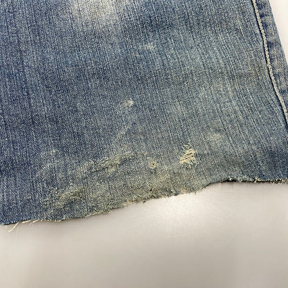 【現状渡し品】【メンズ】 ED HARDY エドハーディ EMBROIDERY WIDE DENIM PANTS エンブロイダリー ワイド デニムパンツ ジーンズ ボトムス 157-251207-as-07-izu サイズ：36 カラー：インディゴ 万代Net店