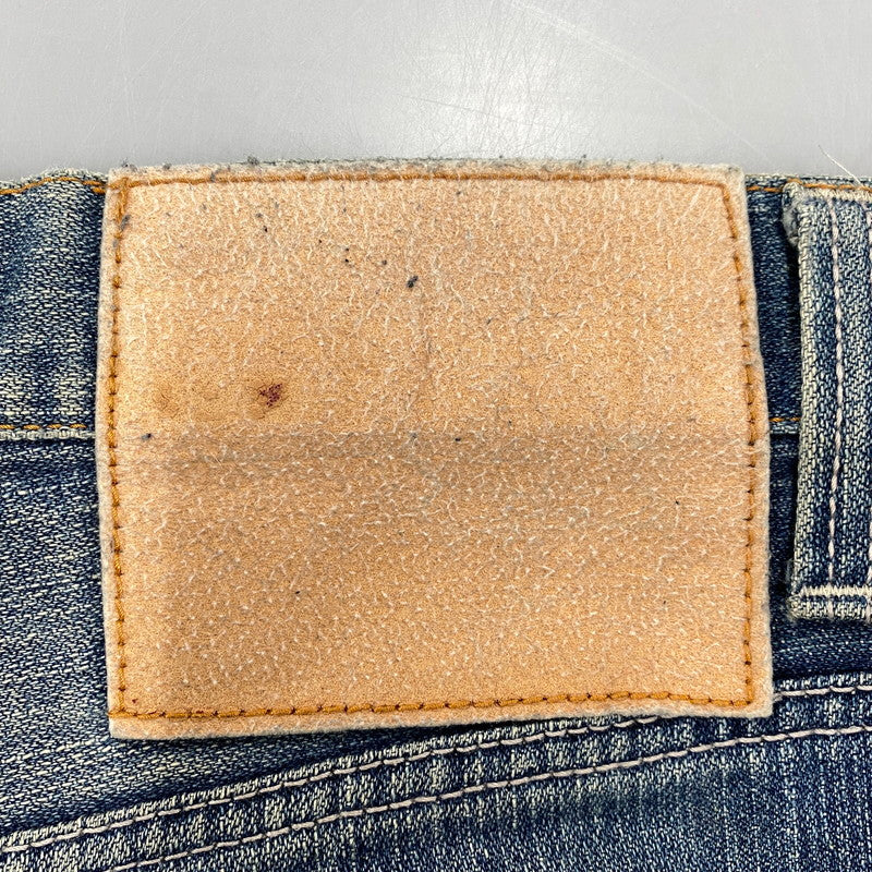 【現状渡し品】【メンズ】 ED HARDY エドハーディ EMBROIDERY WIDE DENIM PANTS エンブロイダリー ワイド デニムパンツ ジーンズ ボトムス 157-251207-as-07-izu サイズ：36 カラー：インディゴ 万代Net店