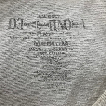 【現状渡し品】【メンズ】 DEATH NOTE デスノート PRINT SS TEE プリント ショートスリーブ Tシャツ エル 半袖 146-251207-as-16-izu サイズ：M カラー：ホワイト 万代Net店