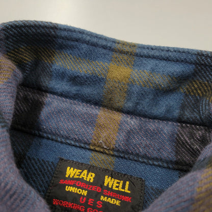 【中古品】【メンズ】 UES ユース WEAR WELL ウェアー ウェル EXTRA HEAVY NEL SHIRT エキストラ ヘビーネルシャツ トップス 長袖 145-251127-ya-09-izu サイズ：2 カラー：マルチ 万代Net店
