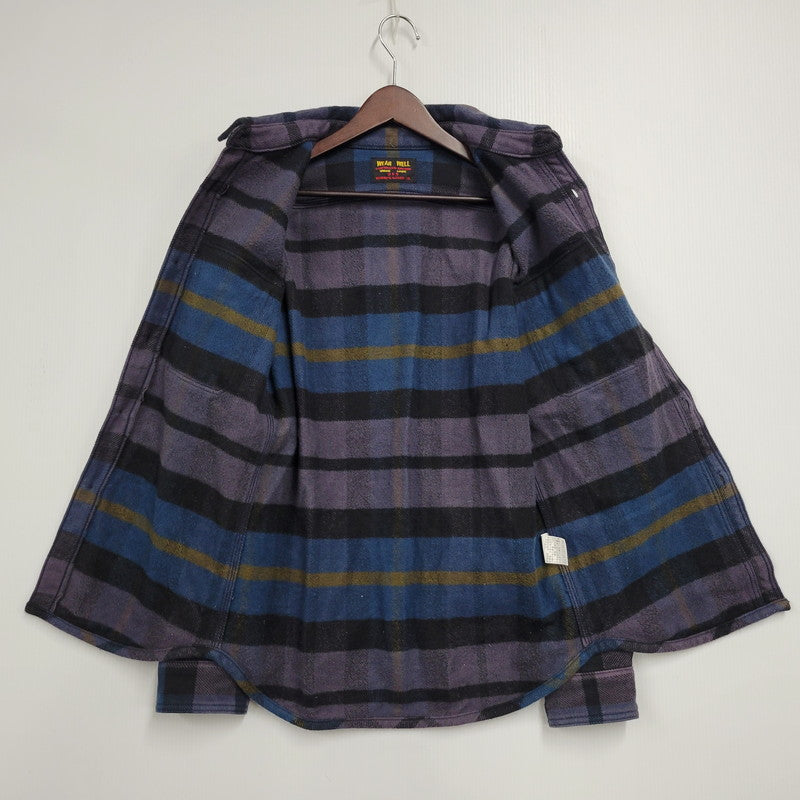 【中古品】【メンズ】 UES ユース WEAR WELL ウェアー ウェル EXTRA HEAVY NEL SHIRT エキストラ ヘビーネルシャツ トップス 長袖 145-251127-ya-09-izu サイズ：2 カラー：マルチ 万代Net店