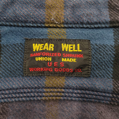 【中古品】【メンズ】 UES ユース WEAR WELL ウェアー ウェル EXTRA HEAVY NEL SHIRT エキストラ ヘビーネルシャツ トップス 長袖 145-251127-ya-09-izu サイズ：2 カラー：マルチ 万代Net店