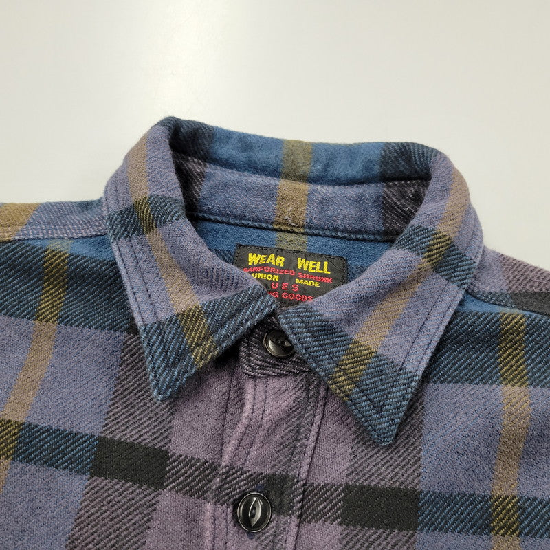 【中古品】【メンズ】 UES ユース WEAR WELL ウェアー ウェル EXTRA HEAVY NEL SHIRT エキストラ ヘビーネルシャツ トップス 長袖 145-251127-ya-09-izu サイズ：2 カラー：マルチ 万代Net店