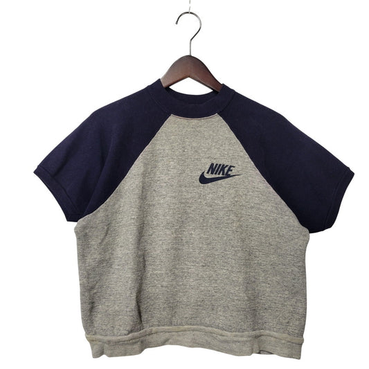 【中古品】【メンズ】 OLD NIKE オールド ナイキ USA製 70S RAGLAN SS SWEATSHIRT ラグラン ショートスリーブ スウェットシャツ トップス 半袖 146-251204-cs-06-izu サイズ：L カラー：グレー×ネイビー 万代Net店