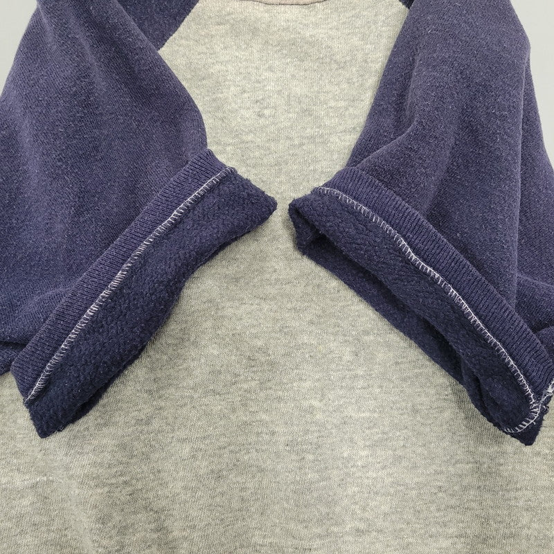 【中古品】【メンズ】 OLD NIKE オールド ナイキ USA製 70S RAGLAN SS SWEATSHIRT ラグラン ショートスリーブ スウェットシャツ トップス 半袖 146-251204-cs-06-izu サイズ：L カラー：グレー×ネイビー 万代Net店