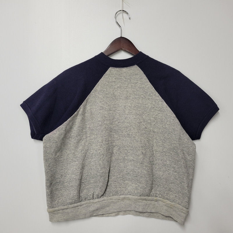 【中古品】【メンズ】 OLD NIKE オールド ナイキ USA製 70S RAGLAN SS SWEATSHIRT ラグラン ショートスリーブ スウェットシャツ トップス 半袖 146-251204-cs-06-izu サイズ：L カラー：グレー×ネイビー 万代Net店
