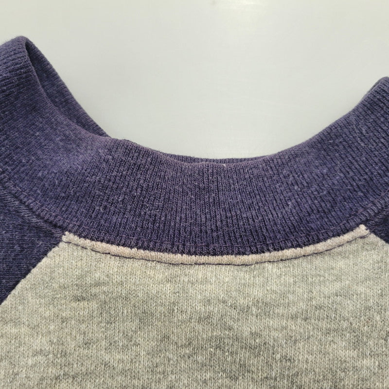 【中古品】【メンズ】 OLD NIKE オールド ナイキ USA製 70S RAGLAN SS SWEATSHIRT ラグラン ショートスリーブ スウェットシャツ トップス 半袖 146-251204-cs-06-izu サイズ：L カラー：グレー×ネイビー 万代Net店