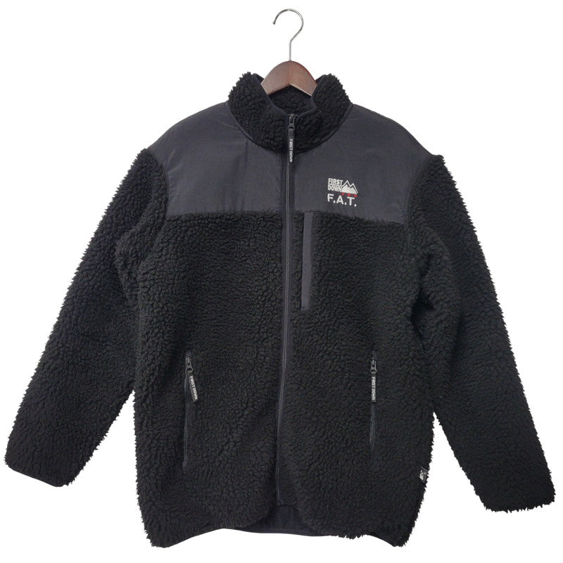 【中古品】【メンズ】 × FIRST DOWN ファーストダウン 19AW BISON BOA FLEECE JACKET F31920-SW06-AB ボア フリース ジャケット コラボ アウター 142-260105-ay-01-izu サイズ：SKINNY カラー：ブラック 万代Net店
