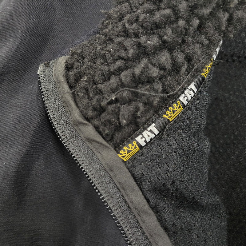【中古品】【メンズ】 × FIRST DOWN ファーストダウン 19AW BISON BOA FLEECE JACKET F31920-SW06-AB ボア フリース ジャケット コラボ アウター 142-260105-ay-01-izu サイズ：SKINNY カラー：ブラック 万代Net店