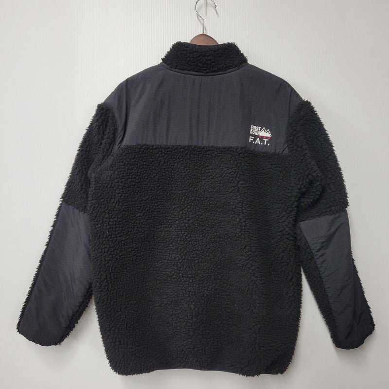【中古品】【メンズ】 × FIRST DOWN ファーストダウン 19AW BISON BOA FLEECE JACKET F31920-SW06-AB ボア フリース ジャケット コラボ アウター 142-260105-ay-01-izu サイズ：SKINNY カラー：ブラック 万代Net店