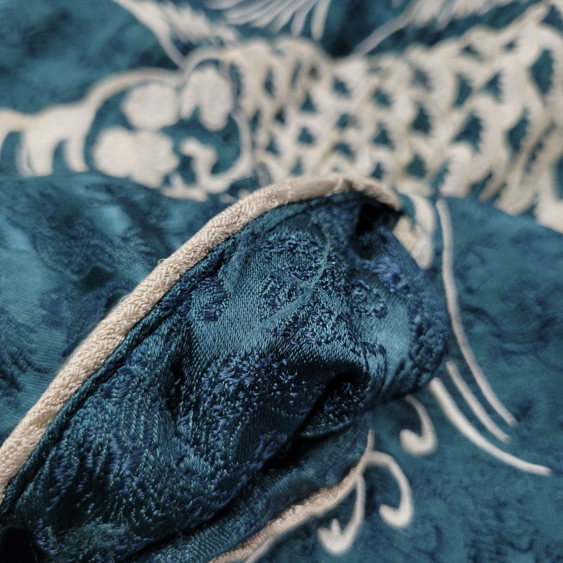 【現状渡し品】【メンズ】 百花繚乱 ヒャッカリョウラン 61523311 鯉×和柄 SOUVENIR JACKET スーベニア ジャケット アウター 145-251127-cs-01-izu サイズ：M カラー：ブルー系×ベージュ 万代Net店