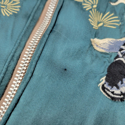 【現状渡し品】【メンズ】 百花繚乱 ヒャッカリョウラン 61523311 鯉×和柄 SOUVENIR JACKET スーベニア ジャケット アウター 145-251127-cs-01-izu サイズ：M カラー：ブルー系×ベージュ 万代Net店