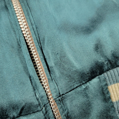 【現状渡し品】【メンズ】 百花繚乱 ヒャッカリョウラン 61523311 鯉×和柄 SOUVENIR JACKET スーベニア ジャケット アウター 145-251127-cs-01-izu サイズ：M カラー：ブルー系×ベージュ 万代Net店