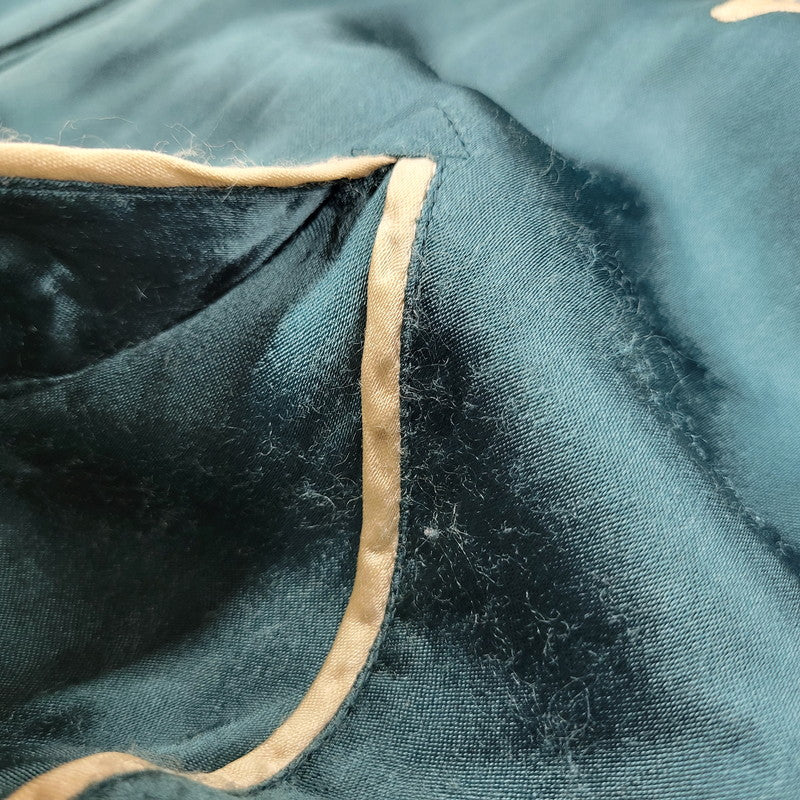 【現状渡し品】【メンズ】 百花繚乱 ヒャッカリョウラン 61523311 鯉×和柄 SOUVENIR JACKET スーベニア ジャケット アウター 145-251127-cs-01-izu サイズ：M カラー：ブルー系×ベージュ 万代Net店