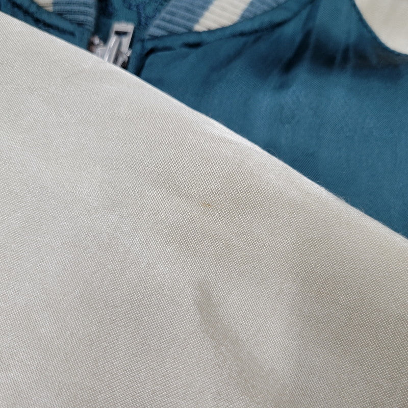 【現状渡し品】【メンズ】 百花繚乱 ヒャッカリョウラン 61523311 鯉×和柄 SOUVENIR JACKET スーベニア ジャケット アウター 145-251127-cs-01-izu サイズ：M カラー：ブルー系×ベージュ 万代Net店