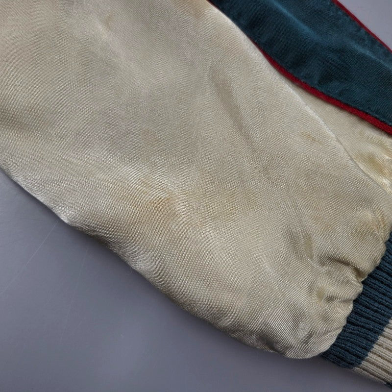 【現状渡し品】【メンズ】 百花繚乱 ヒャッカリョウラン 61523311 鯉×和柄 SOUVENIR JACKET スーベニア ジャケット アウター 145-251127-cs-01-izu サイズ：M カラー：ブルー系×ベージュ 万代Net店