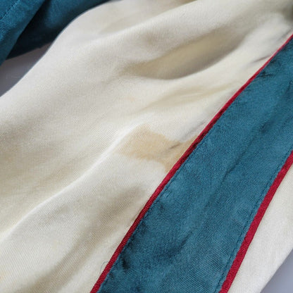 【現状渡し品】【メンズ】 百花繚乱 ヒャッカリョウラン 61523311 鯉×和柄 SOUVENIR JACKET スーベニア ジャケット アウター 145-251127-cs-01-izu サイズ：M カラー：ブルー系×ベージュ 万代Net店