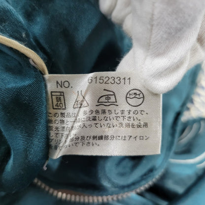 【現状渡し品】【メンズ】 百花繚乱 ヒャッカリョウラン 61523311 鯉×和柄 SOUVENIR JACKET スーベニア ジャケット アウター 145-251127-cs-01-izu サイズ：M カラー：ブルー系×ベージュ 万代Net店