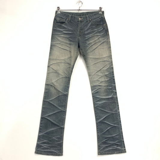 【中古品】【メンズ】 TORNADOMART トルネードマート TPT-5206 00S BOOTS CUT DENIM PANTS ブーツ カット デニム パンツ ズボン ボトムス 157-251128-ya-08-izu サイズ：M カラー：グレー 万代Net店