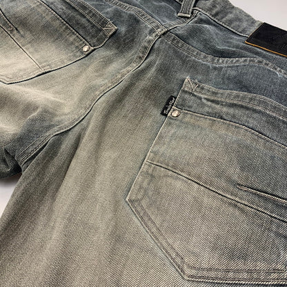 【中古品】【メンズ】 TORNADOMART トルネードマート TPT-5206 00S BOOTS CUT DENIM PANTS ブーツ カット デニム パンツ ズボン ボトムス 157-251128-ya-08-izu サイズ：M カラー：グレー 万代Net店