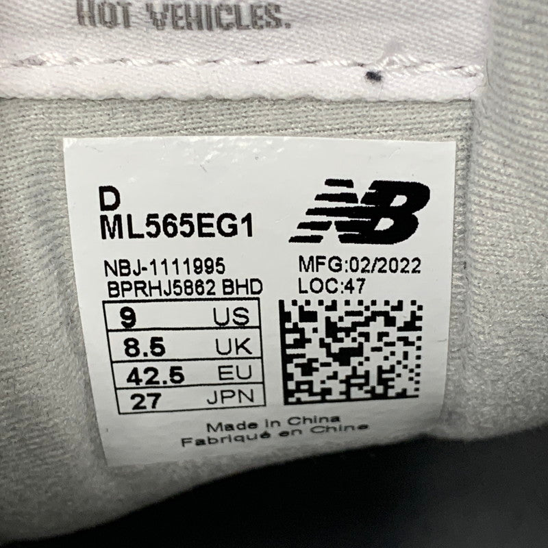 【中古品】【メンズ】 ML565EG1 565 スニーカー 靴 162-260129-kh-03-izu サイズ：27 カラー：グレー 万代Net店