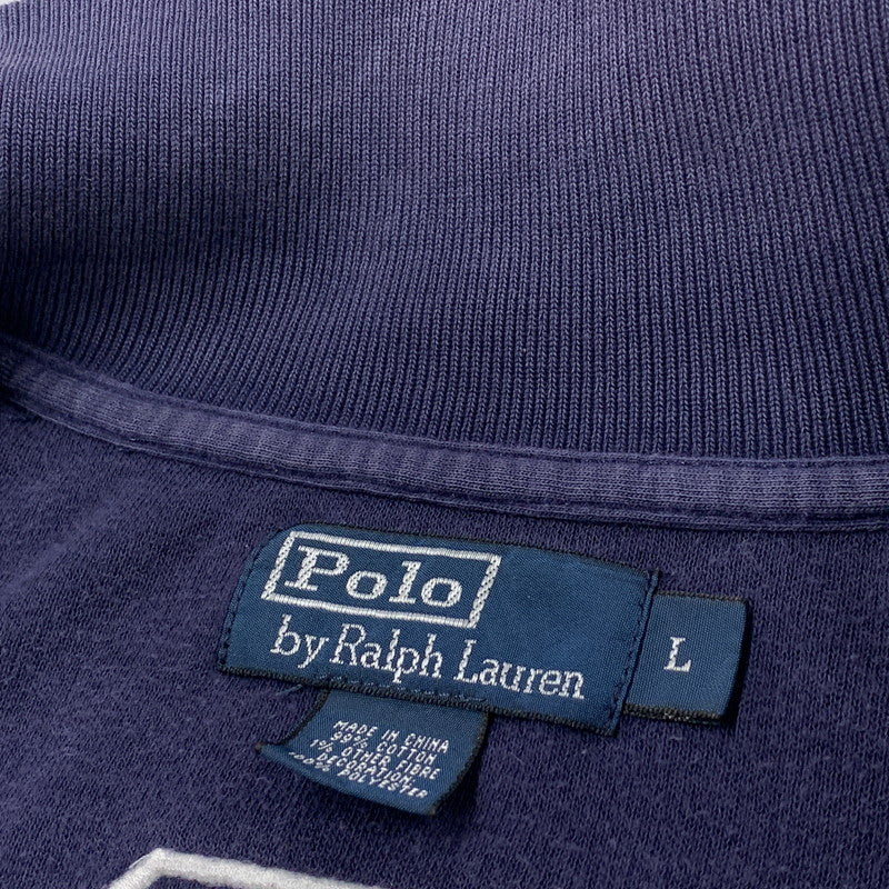 【中古品】【メンズ】 Polo by Ralph Lauren ポロバイラルフローレン KK-RL-KA-0506 7506 FRANNCE BIG PONY ZIP JACKET フランス ビッグ ポニー ジップ ジャケット 147-251204-cs-24-izu サイズ：L カラー：ネイビー系 万代Net店