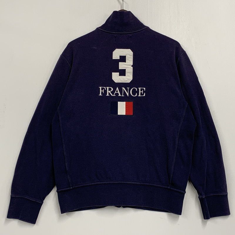 【中古品】【メンズ】 Polo by Ralph Lauren ポロバイラルフローレン KK-RL-KA-0506 7506 FRANNCE BIG PONY ZIP JACKET フランス ビッグ ポニー ジップ ジャケット 147-251204-cs-24-izu サイズ：L カラー：ネイビー系 万代Net店