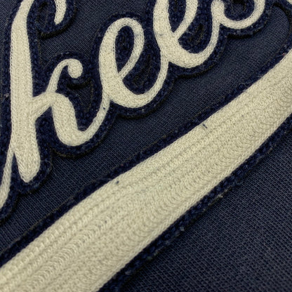 【中古品】【メンズ】 Polo by Ralph Lauren ポロバイラルフローレン × NEW YORK YANKEES ニューヨークヤンキース WAPPEN HOODED SWEAT SHIRT 710810472001 ワッペン フーデッド スウェットシャツ パーカー 147-251204-as-10-izu サイズ：XL カラー：ネイビー 万代Net店