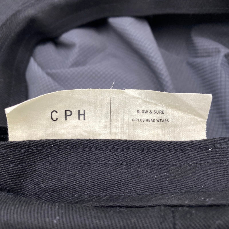 【中古品】【メンズ/レディース】 CPH シーピーエイチ TWILL CASQUETTE 575 TC ツイルキャスケット 帽子 185-251207-as-02-izu サイズ：Medium/Large カラー：ブラック 万代Net店