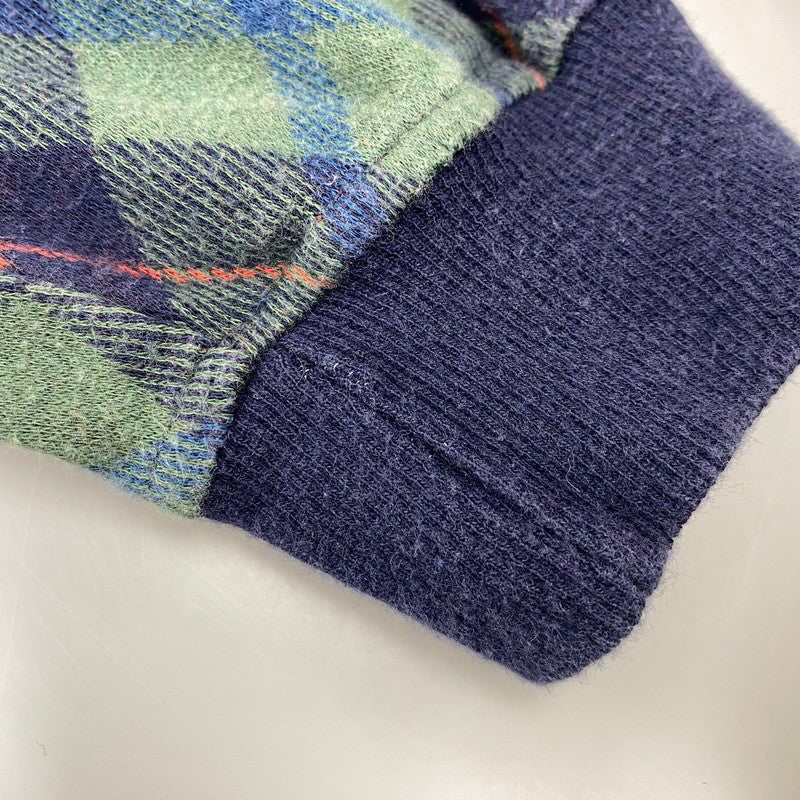 【中古品】【メンズ】 LS POLO SHIRT ロングスリーブ ポロシャツ 長袖 チェック トップス 146-251207-as-11-izu サイズ：L カラー：マルチカラー 万代Net店