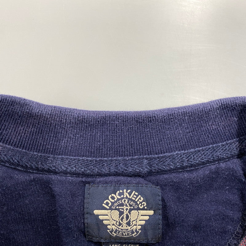 【中古品】【メンズ】 LS POLO SHIRT ロングスリーブ ポロシャツ 長袖 チェック トップス 146-251207-as-11-izu サイズ：L カラー：マルチカラー 万代Net店