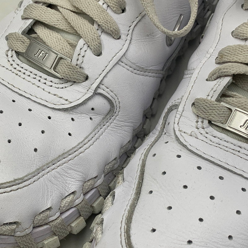 【中古品】【メンズ/レディース】 NIKE ナイキ ×JACQUEMUS ジャックムス DR0424-100 WOMEN'S J FORCE ウィメンズ ジェイ フォース 1 LOW LX ワン ロー エルエックス スニーカー シューズ 靴 160-251128-ya-02-izu サイズ：26cm カラー：WHITE 万代Net店