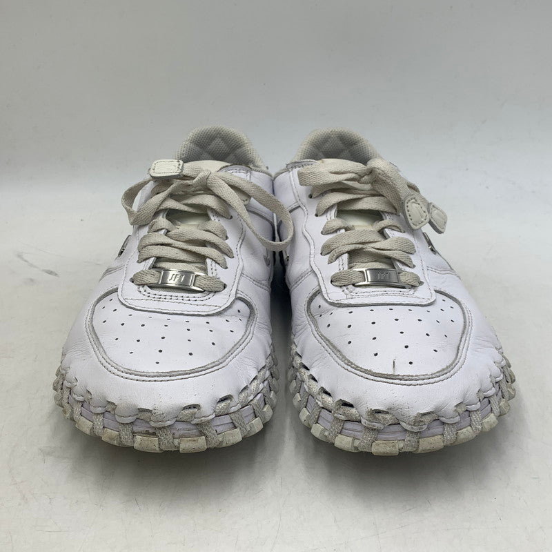 【中古品】【メンズ/レディース】 NIKE ナイキ ×JACQUEMUS ジャックムス DR0424-100 WOMEN'S J FORCE ウィメンズ ジェイ フォース 1 LOW LX ワン ロー エルエックス スニーカー シューズ 靴 160-251128-ya-02-izu サイズ：26cm カラー：WHITE 万代Net店