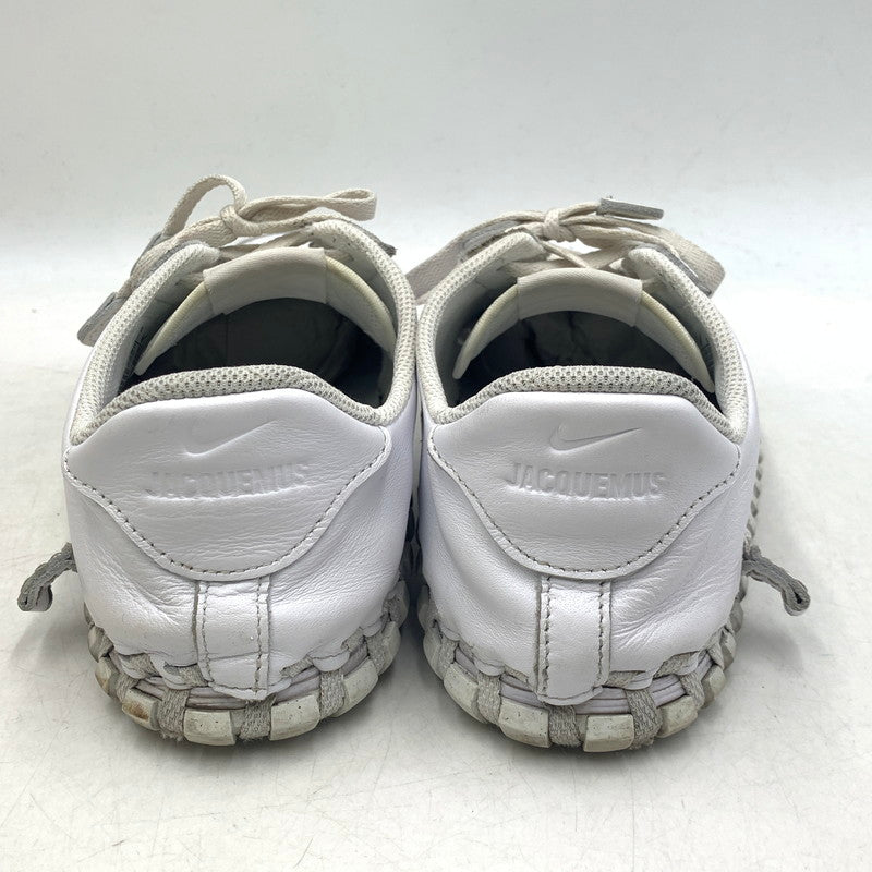 【中古品】【メンズ/レディース】 NIKE ナイキ ×JACQUEMUS ジャックムス DR0424-100 WOMEN'S J FORCE ウィメンズ ジェイ フォース 1 LOW LX ワン ロー エルエックス スニーカー シューズ 靴 160-251128-ya-02-izu サイズ：26cm カラー：WHITE 万代Net店