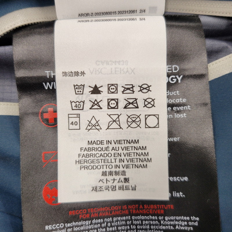 【中古品】【メンズ】 ARC'TERYX アークテリクス BETA JACKET X000010513 ベータ ジャケット アウター 144-251129-as-05-izu サイズ：L カラー：ブラック×ブルー 万代Net店