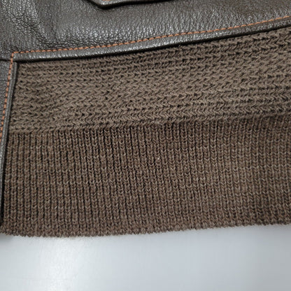 【中古美品】【メンズ】 COLIMBO コリンボ CLIFTON AVIATOR'S LEATHER JACKET クリフトン アビエーター レザー ジャケット アウター 145-251129-as-03-izu サイズ：42 カラー：ブラウン 万代Net店