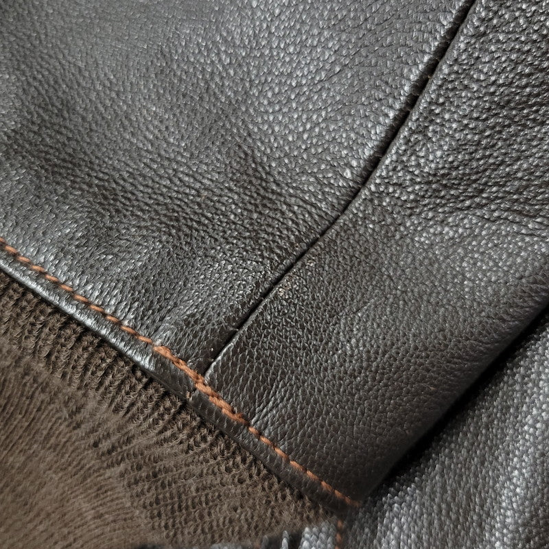 【中古美品】【メンズ】 COLIMBO コリンボ CLIFTON AVIATOR'S LEATHER JACKET クリフトン アビエーター レザー ジャケット アウター 145-251129-as-03-izu サイズ：42 カラー：ブラウン 万代Net店