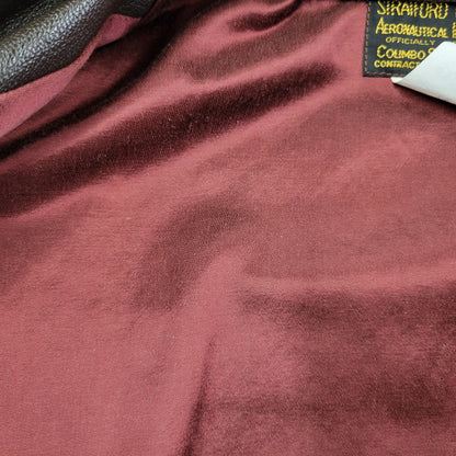 【中古美品】【メンズ】 COLIMBO コリンボ CLIFTON AVIATOR'S LEATHER JACKET クリフトン アビエーター レザー ジャケット アウター 145-251129-as-03-izu サイズ：42 カラー：ブラウン 万代Net店