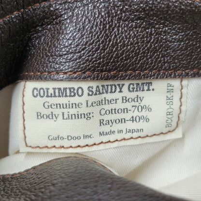 【中古美品】【メンズ】 COLIMBO コリンボ CLIFTON AVIATOR'S LEATHER JACKET クリフトン アビエーター レザー ジャケット アウター 145-251129-as-03-izu サイズ：42 カラー：ブラウン 万代Net店