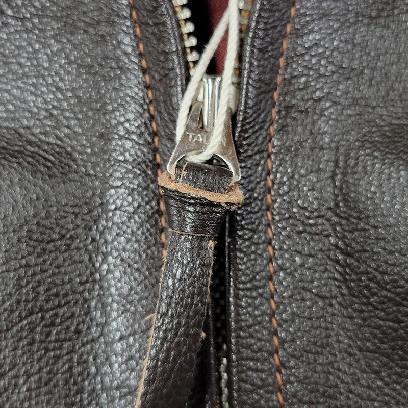 【中古美品】【メンズ】 COLIMBO コリンボ CLIFTON AVIATOR'S LEATHER JACKET クリフトン アビエーター レザー ジャケット アウター 145-251129-as-03-izu サイズ：42 カラー：ブラウン 万代Net店