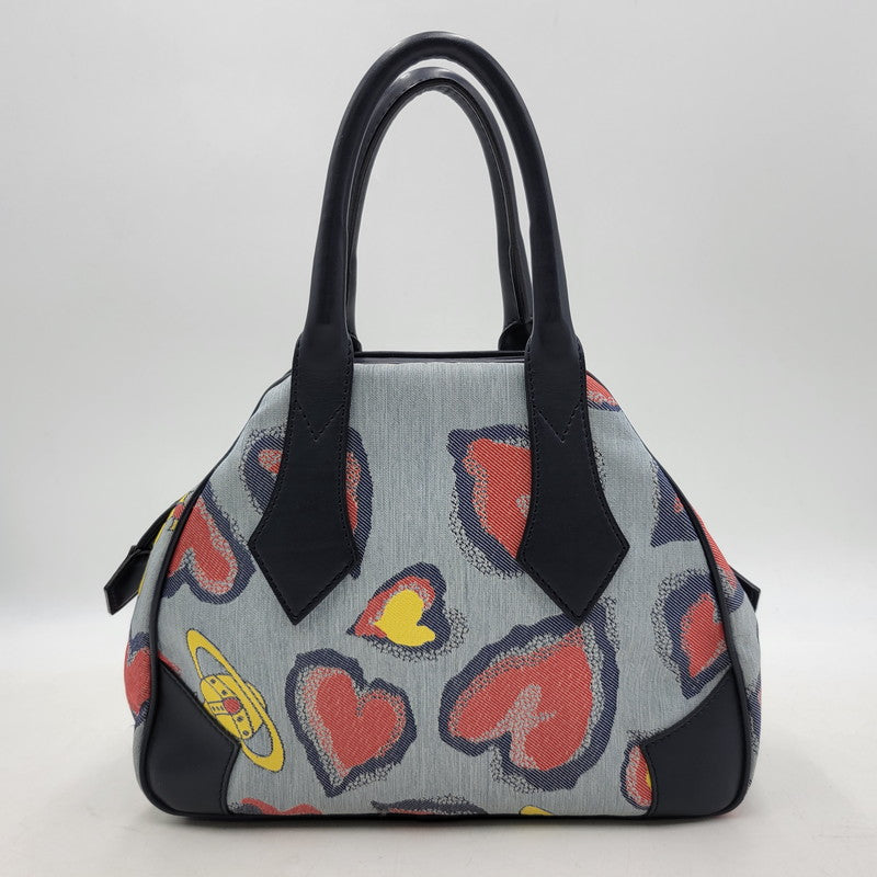 【中古品】【レディース】 Vivienne Westwood ヴィヴィアンウエストウッド YASMINE HEART LEOPARD HAND BAG ヤスミン ハート レオパード ハンドバッグ カバン 鞄 180-251201-ya-12-izu カラー：マルチ 万代Net店