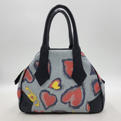 【中古品】【レディース】 Vivienne Westwood ヴィヴィアンウエストウッド YASMINE HEART LEOPARD HAND BAG ヤスミン ハート レオパード ハンドバッグ カバン 鞄 180-251201-ya-12-izu カラー：マルチ 万代Net店