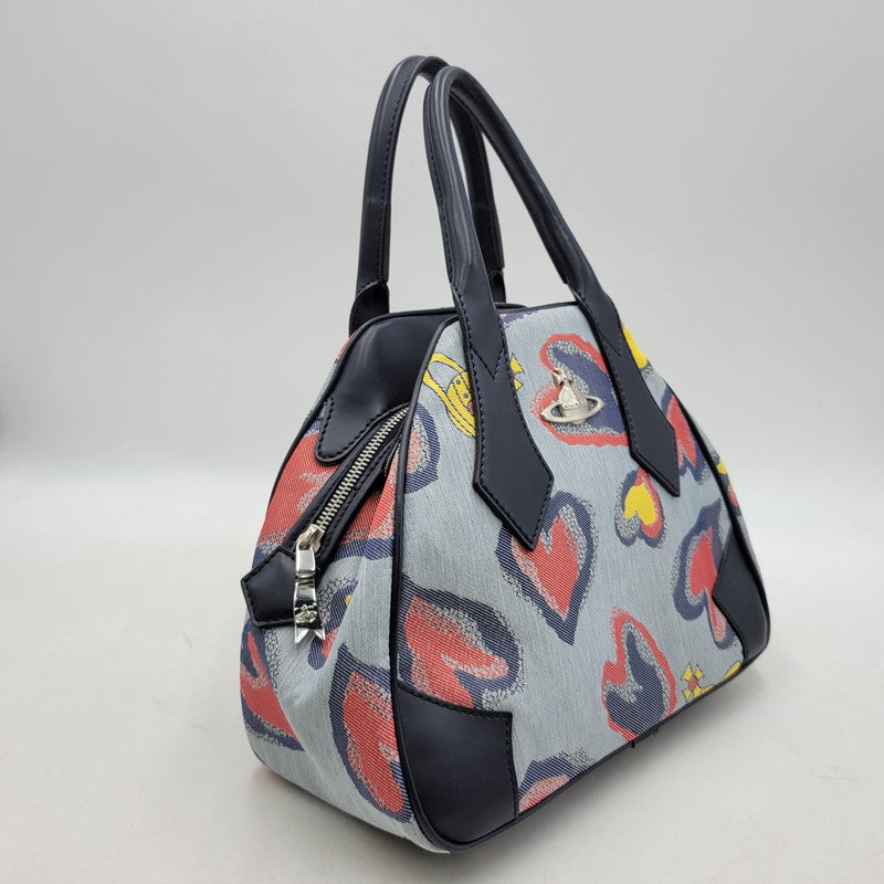 【中古品】【レディース】 Vivienne Westwood ヴィヴィアンウエストウッド YASMINE HEART LEOPARD HAND BAG ヤスミン ハート レオパード ハンドバッグ カバン 鞄 180-251201-ya-12-izu カラー：マルチ 万代Net店