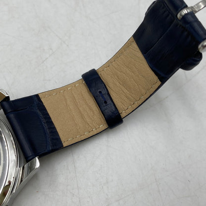 【中古美品】【メンズ/レディース】 カウボーイビバップ スパイク・スピーゲル LEATHER BAND CHRONOGRAPH QUARTZ レザー バンド クロノグラフ クォーツ 時計 腕時計 197-260531-kh-04-izu カラー：ネイビー 万代Net店