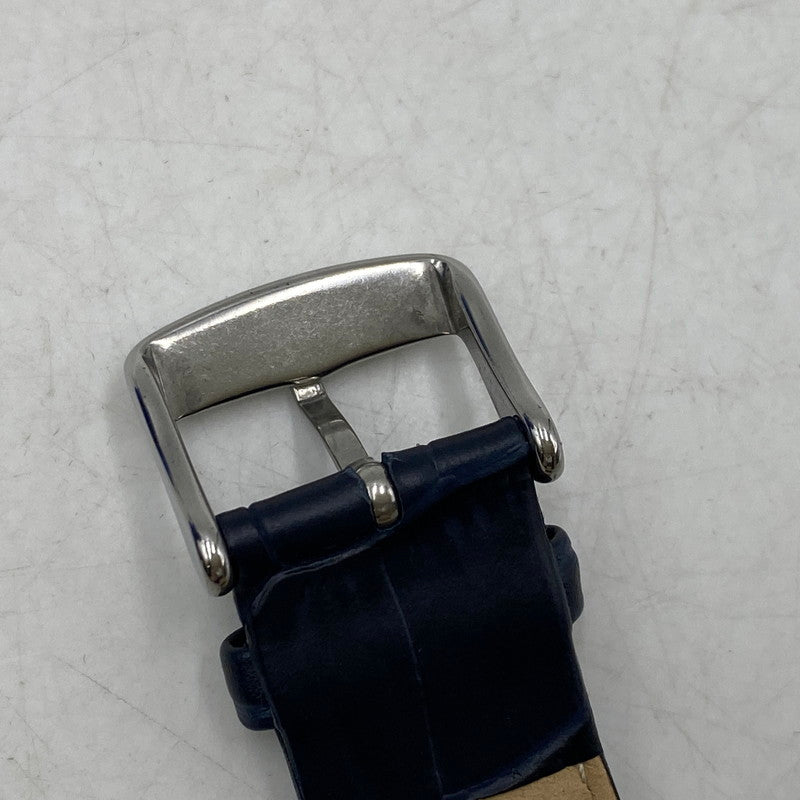 【中古美品】【メンズ/レディース】 カウボーイビバップ スパイク・スピーゲル LEATHER BAND CHRONOGRAPH QUARTZ レザー バンド クロノグラフ クォーツ 時計 腕時計 197-260531-kh-04-izu カラー：ネイビー 万代Net店