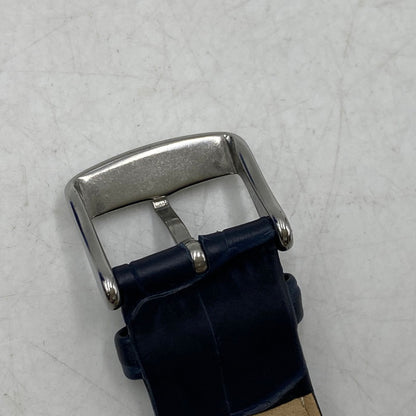 【中古美品】【メンズ/レディース】 カウボーイビバップ スパイク・スピーゲル LEATHER BAND CHRONOGRAPH QUARTZ レザー バンド クロノグラフ クォーツ 時計 腕時計 197-260531-kh-04-izu カラー：ネイビー 万代Net店