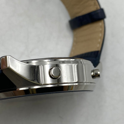 【中古美品】【メンズ/レディース】 カウボーイビバップ スパイク・スピーゲル LEATHER BAND CHRONOGRAPH QUARTZ レザー バンド クロノグラフ クォーツ 時計 腕時計 197-260531-kh-04-izu カラー：ネイビー 万代Net店