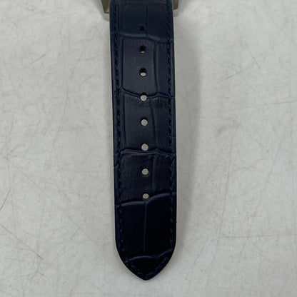 【中古美品】【メンズ/レディース】 カウボーイビバップ スパイク・スピーゲル LEATHER BAND CHRONOGRAPH QUARTZ レザー バンド クロノグラフ クォーツ 時計 腕時計 197-260531-kh-04-izu カラー：ネイビー 万代Net店